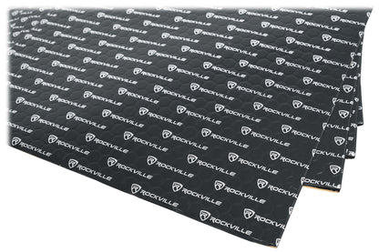 Rockville RockMat 15-25 15 Sq Ft 2.5MM 100 MIL Sound Vibration Deadener Car Kit