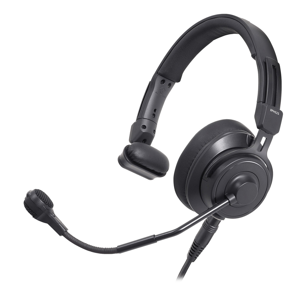 Audio Technica BPHS2Sa-XF4 Single-Ear Dynamic Broadcast Headset w/ 4-Pin XLRF