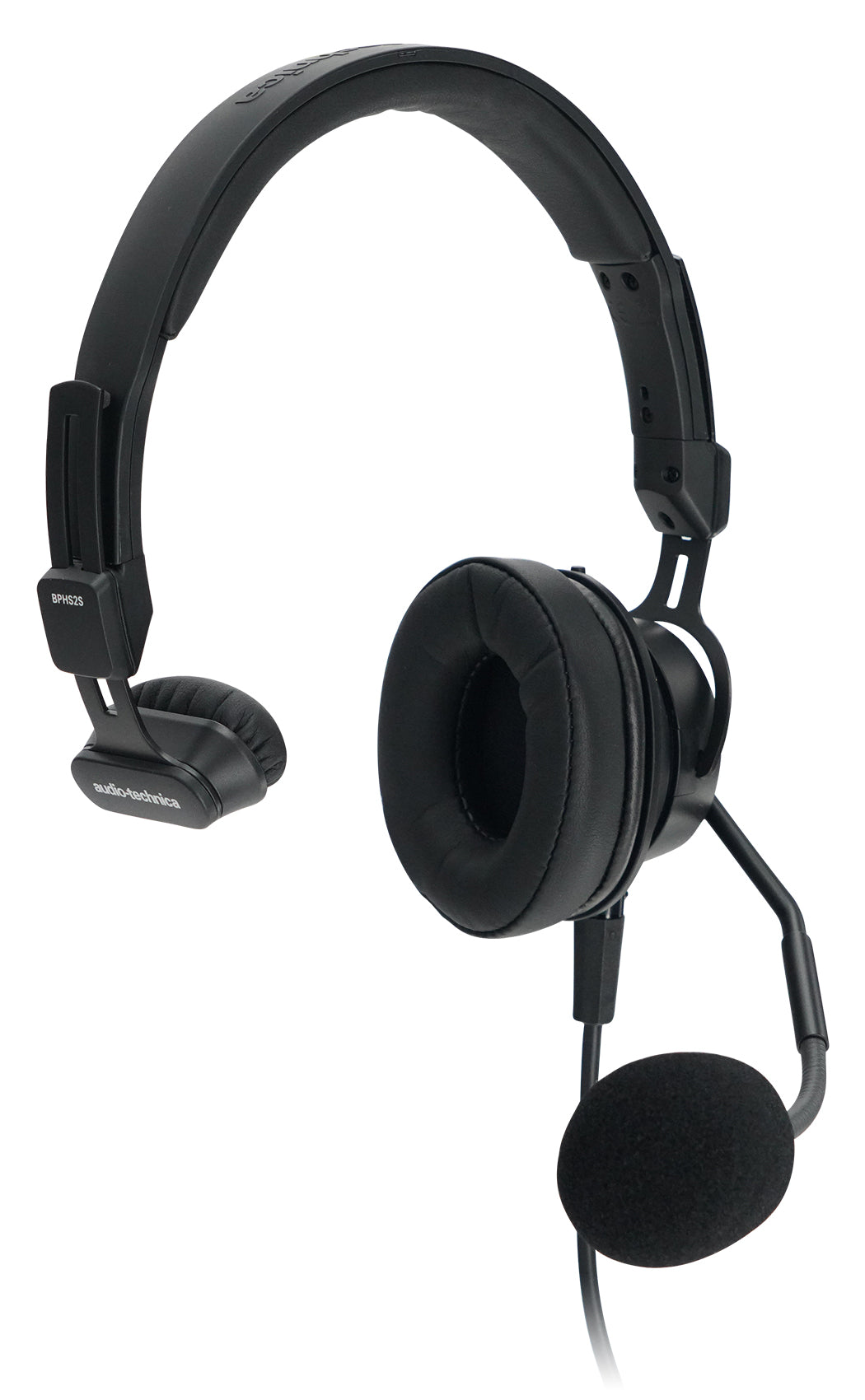 Audio Technica BPHS2Sa-XF4 Single-Ear Dynamic Broadcast Headset w/ 4-Pin XLRF
