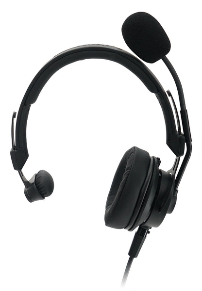 Audio Technica BPHS2Sa-XF4 Single-Ear Dynamic Broadcast Headset w/ 4-Pin XLRF