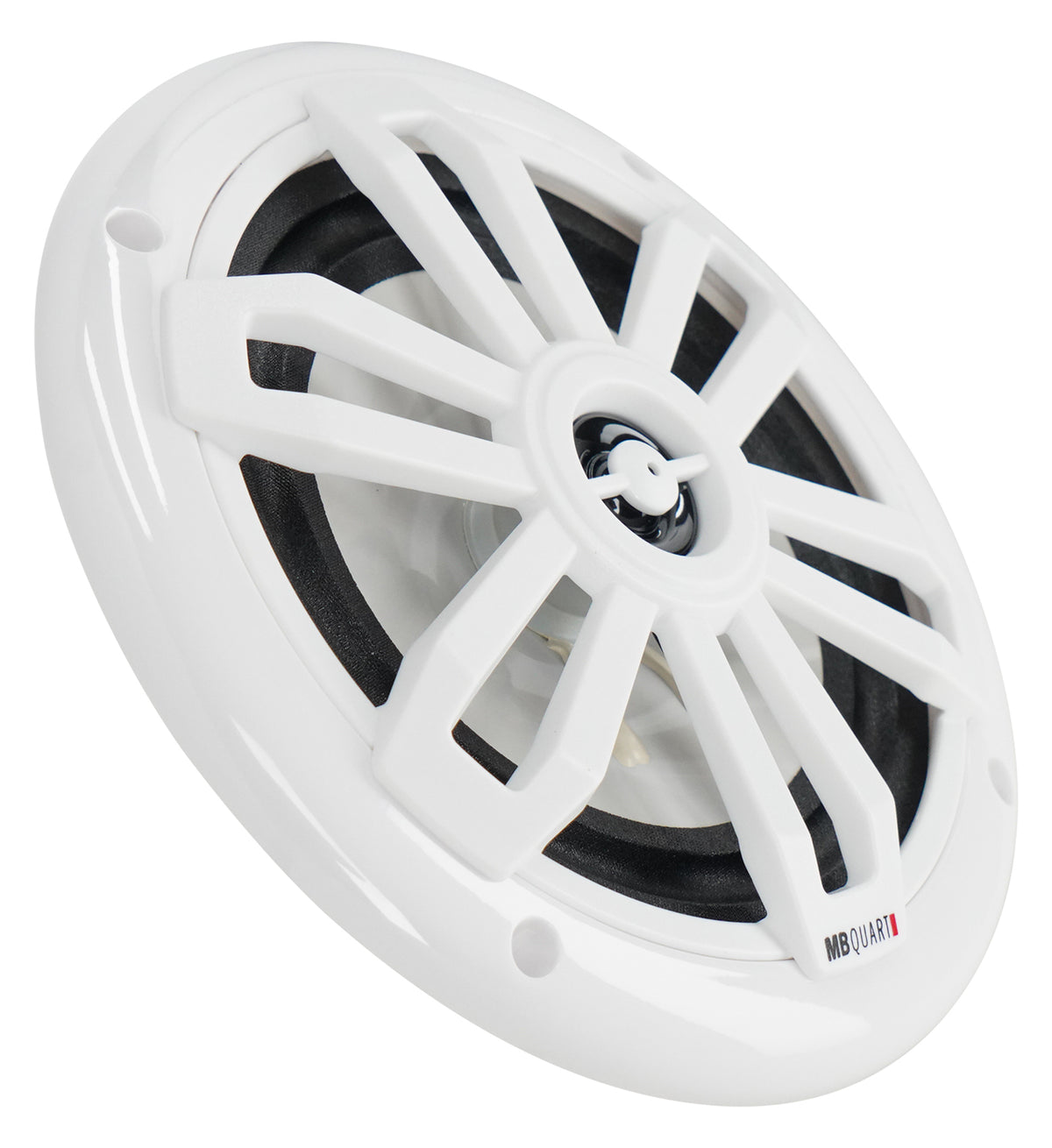 Pair MB Quart NF1-116SW 6.5" 2-Way Ultra Slim Speakers For RV, UTV, Marine White