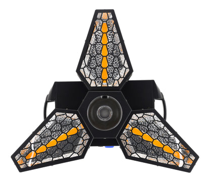 Rockville LEAF SPINNER 250w DJ/Stage 3-In1 Rotating Effect Light, 26 Chan DMX