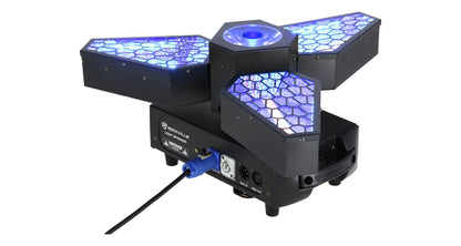 Rockville LEAF SPINNER 250w DJ/Stage 3-In1 Rotating Effect Light, 26 Chan DMX
