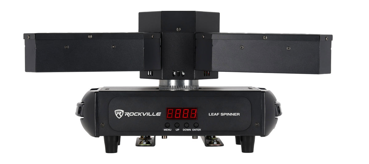 Rockville LEAF SPINNER 250w DJ/Stage 3-In1 Rotating Effect Light, 26 Chan DMX