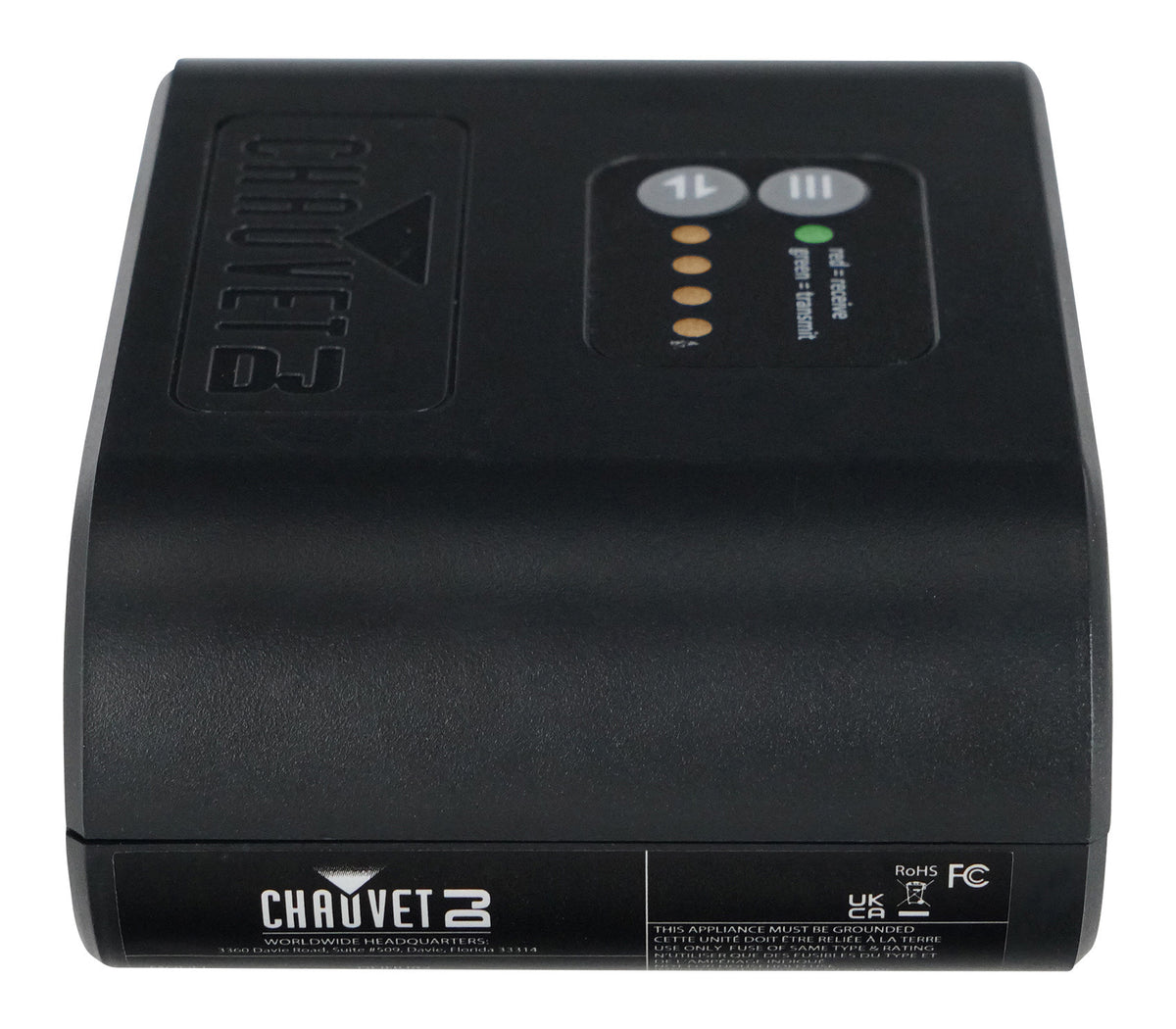 Chauvet D-Fi Hub 2 Compact Wireless DMX Transmitter/Receiver/LED Display DFIHUB2
