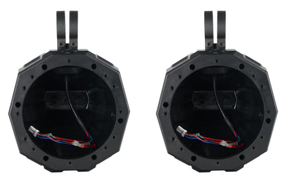 6.5" Roll Cage Speaker Pods With 2" Clamps (Pair)