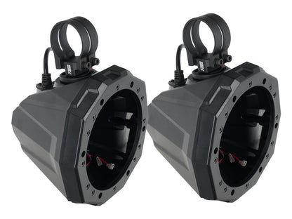 6.5" Roll Cage Speaker Pods With 2" Clamps (Pair)