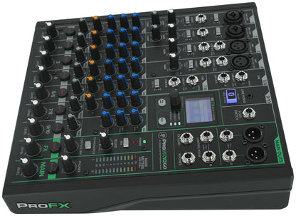 Mackie ProFX10GO 10-Channel Battery Powered Analog Mixer w/FX/USB/Bluetooth