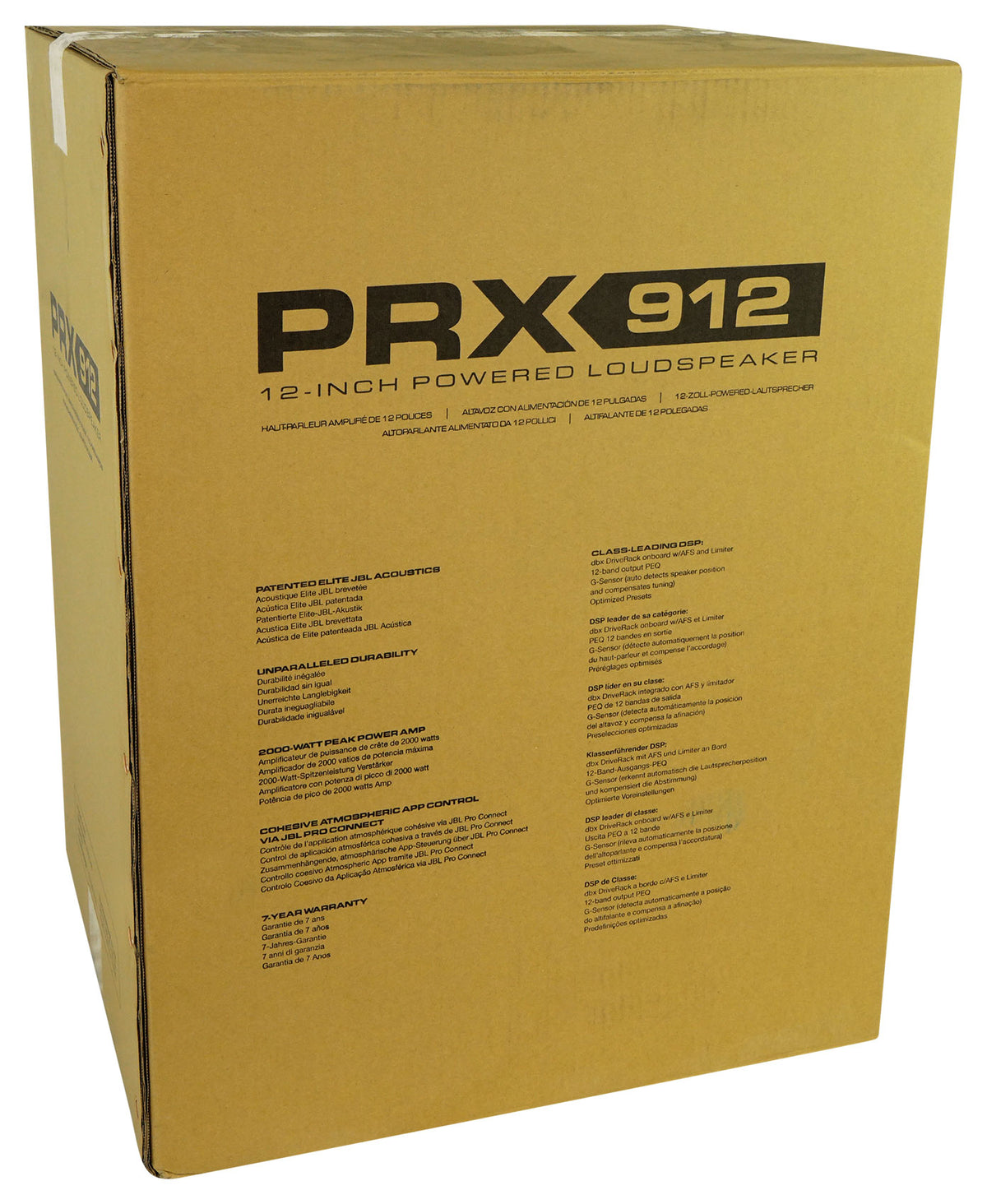 JBL PRX912 Professional 12" 1000w RMS Active Powered 2-Way DJ PA Speaker w/ DSP