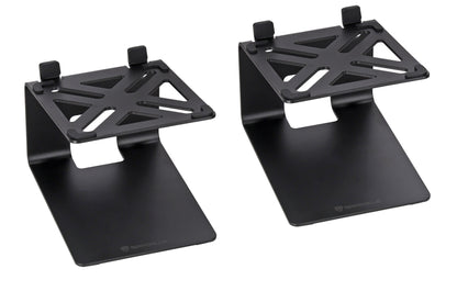 Pair Rockville SR4 Speaker Riser Stands For 4" Desktop Speakers or Monitors