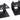 Pair Rockville SR4 Speaker Riser Stands For 4" Desktop Speakers or Monitors