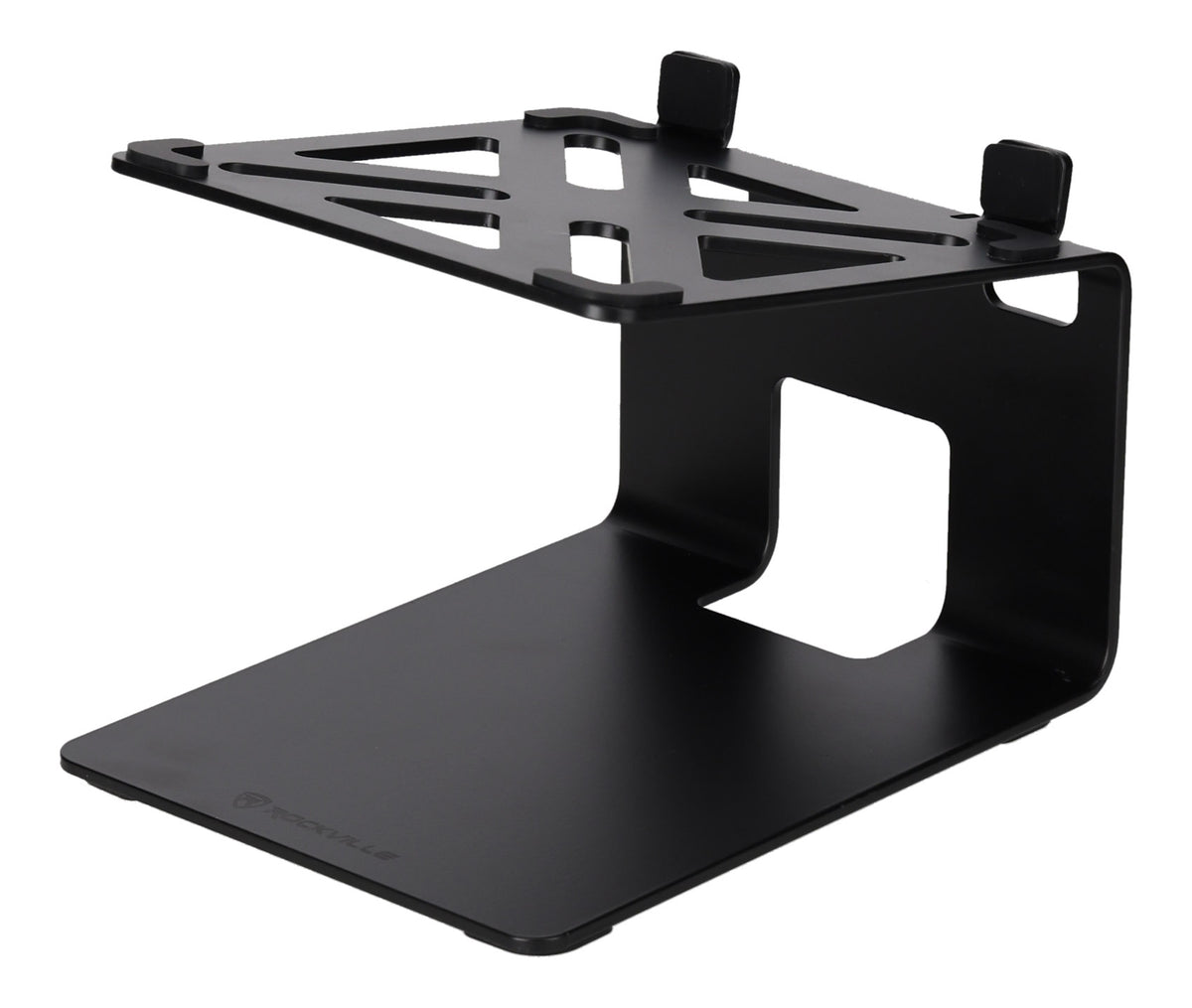 Pair Rockville SR4 Speaker Riser Stands For 4" Desktop Speakers or Monitors