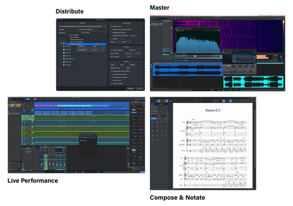 PreSonus Studio One Pro 7 DAW Recording Music Production Software