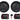 Pair Sundown Audio SA-6.5CS v.3 6.5" 125w Car Audio Component Speakers+Tweeters