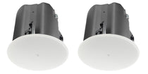 (2) JBL Control 418C/T 8" Commercial 70v/8-ohm Ceiling Speakers 4 Restaurant/Bar