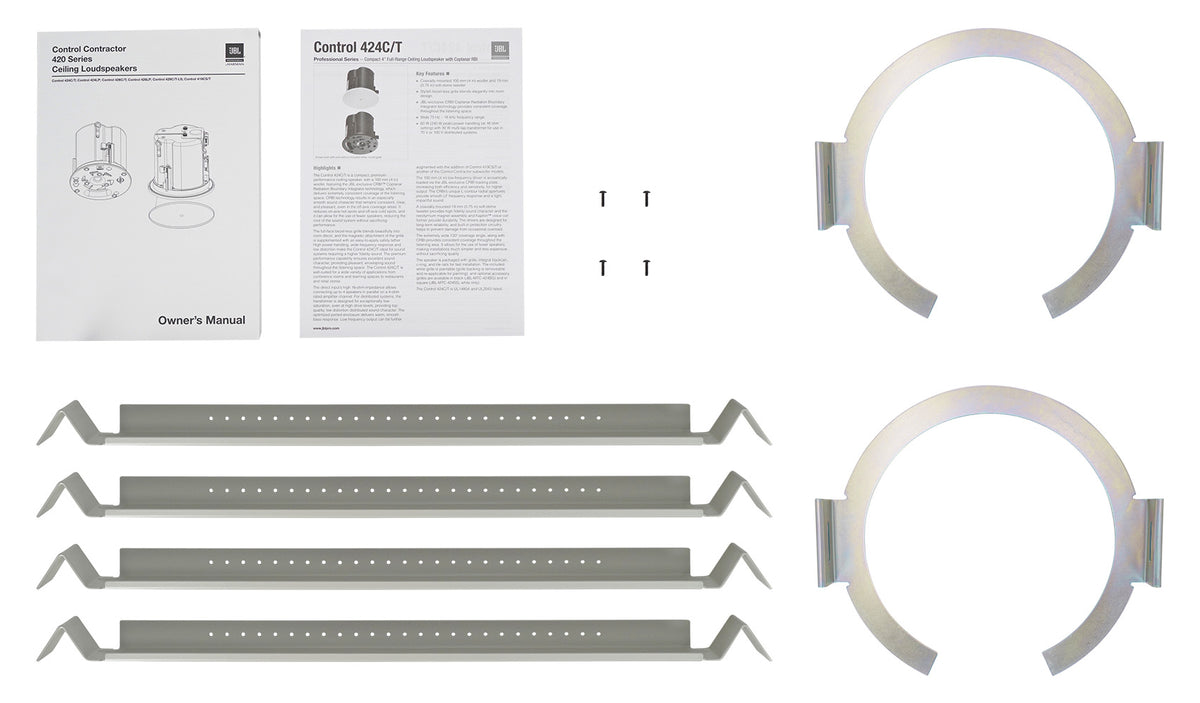 (2) JBL Control 426C/T 6.5" Commercial 70v/12-ohm Ceiling Speakers 4 Restaurant