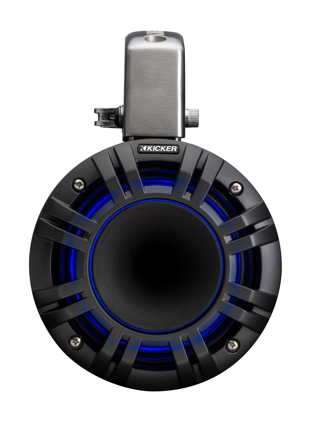 Kicker 51KMTCXL8 8" Black Horn Loaded Marine Wakeboard Tower Speakers KMTCXL8