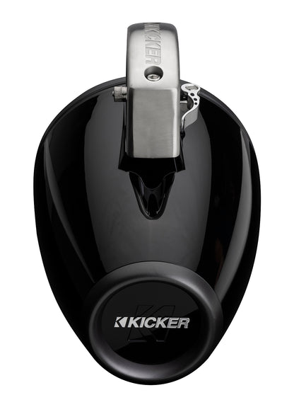 Kicker 51KMTCXL8 8" Black Horn Loaded Marine Wakeboard Tower Speakers KMTCXL8