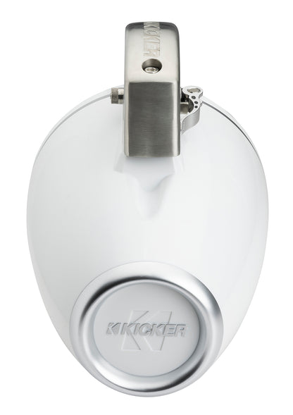 2 Kicker 51KMTCXL8W 8" White Horn Loaded Marine Wakeboard Tower Speakers KMTCXL8