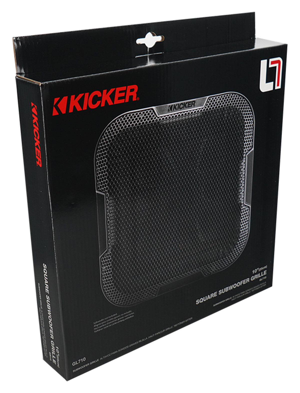 Kicker 52GL710 10" Steel Square Mesh Car Subwoofer Grille For Solo-Baric Sub