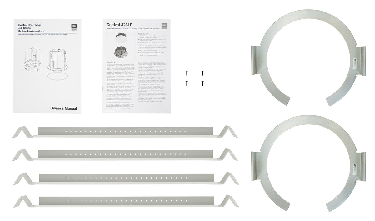 (2) JBL Control 426LP 6.5" Low Profile 70v/12-ohm Commercial In-Ceiling Speakers