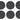 (6) JBL MTC-424BG Round Black Grilles for Control 424C/T In-Celing Speakers