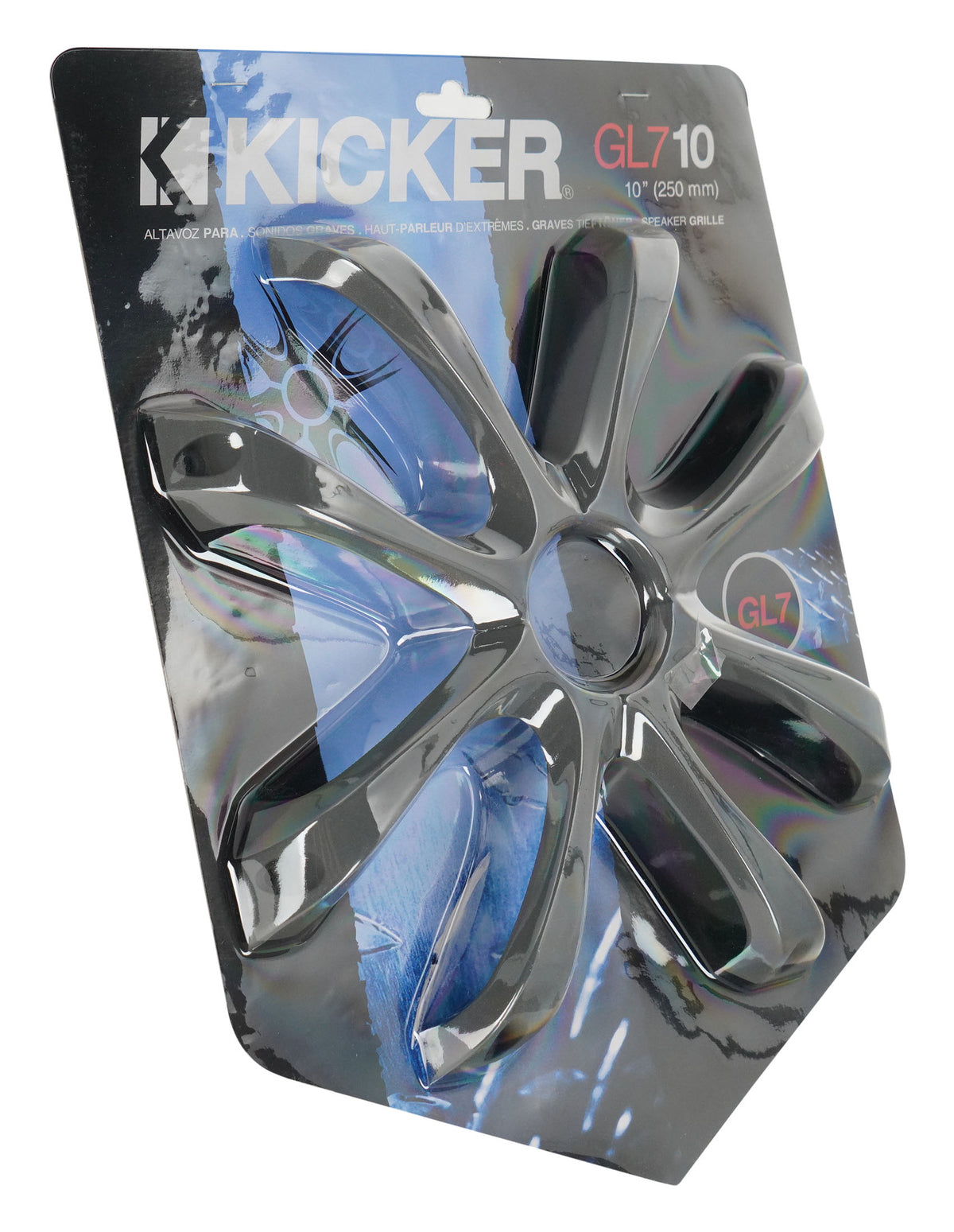 Kicker 08GL710 10" Aluminum Square Car Subwoofer Grille For Solo-Baric L7 Sub