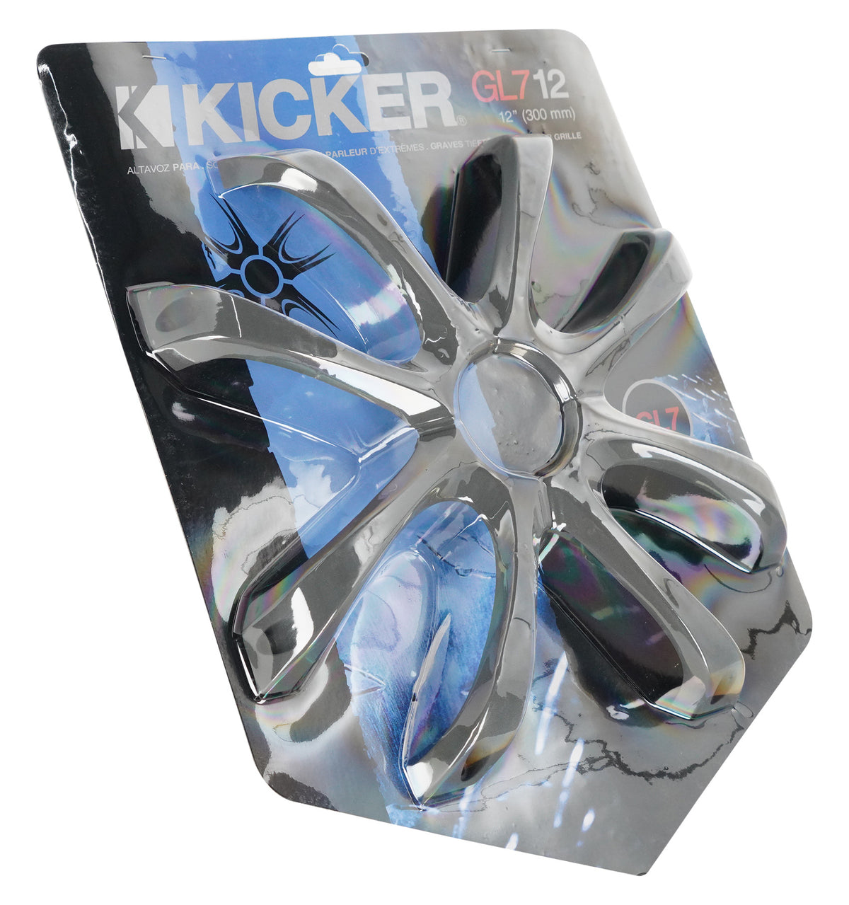Kicker 08GL712 12" Aluminum Square Car Subwoofer Grille For Solo-Baric L7 Sub