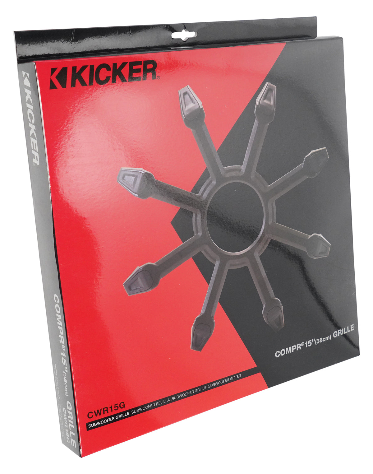 Kicker 43CWR15G 15" Car Subwoofer Grille For CompR/CompRT/CompC Sub CWR15G
