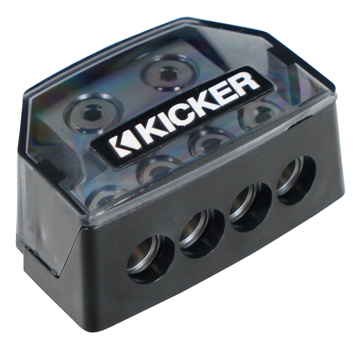 Kicker 46DB4 Distribution Block (2) 1/0-8AWG in, (4) 4-8AWG out DB4