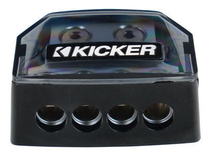 Kicker 46DB4 Distribution Block (2) 1/0-8AWG in, (4) 4-8AWG out DB4