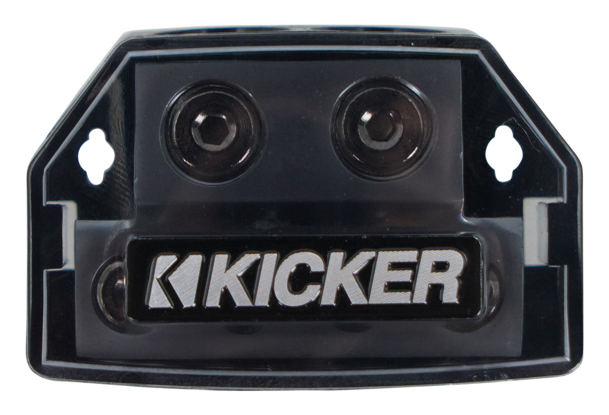 Kicker 46DB4 Distribution Block (2) 1/0-8AWG in, (4) 4-8AWG out DB4