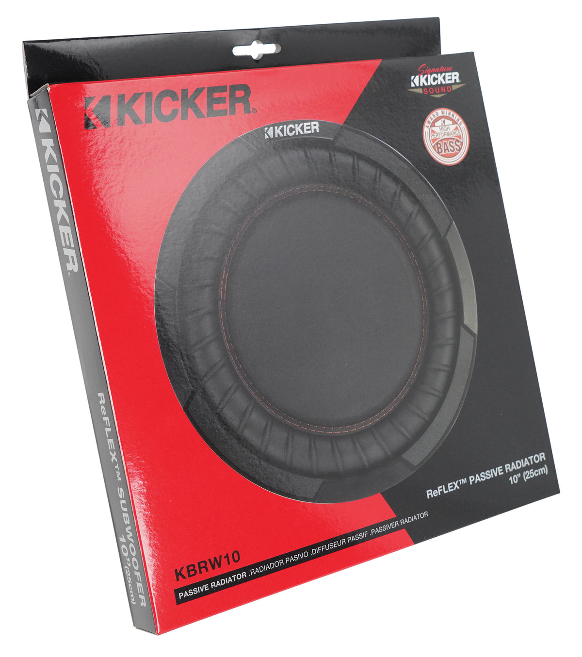 Kicker 47KBRW10 10" Passive Radiator for Dual Sealed Sub Box Enclosure KBRW10