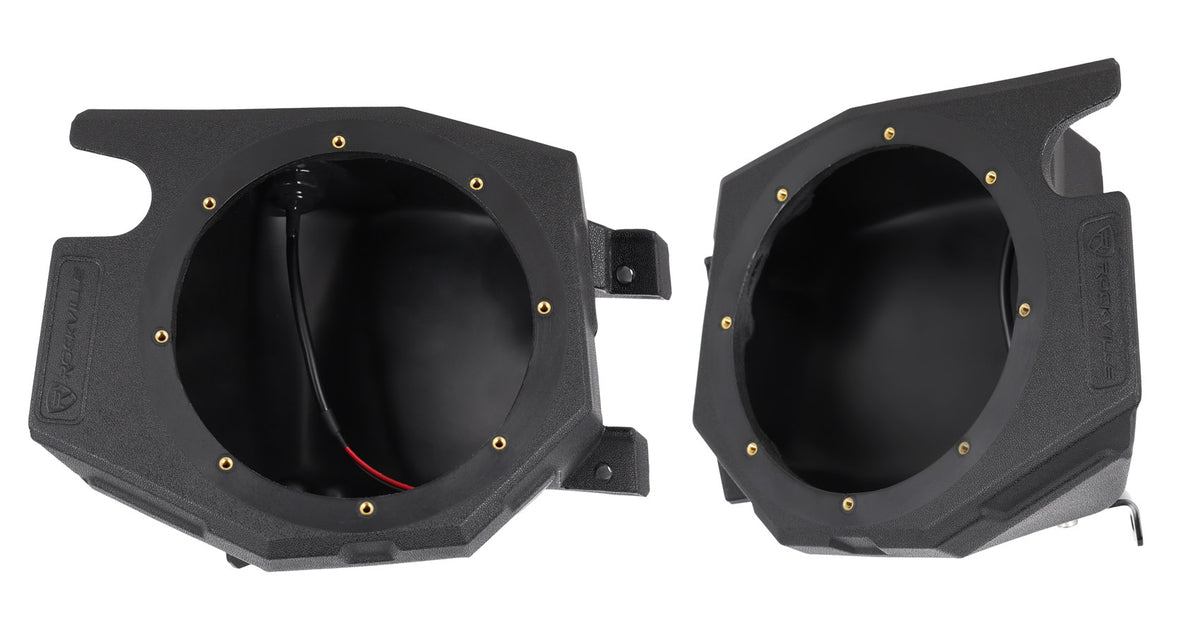 Rockville RockZR v2 2014-2023 Polaris RZR Front Kick Panel 6.5" Speaker Pods