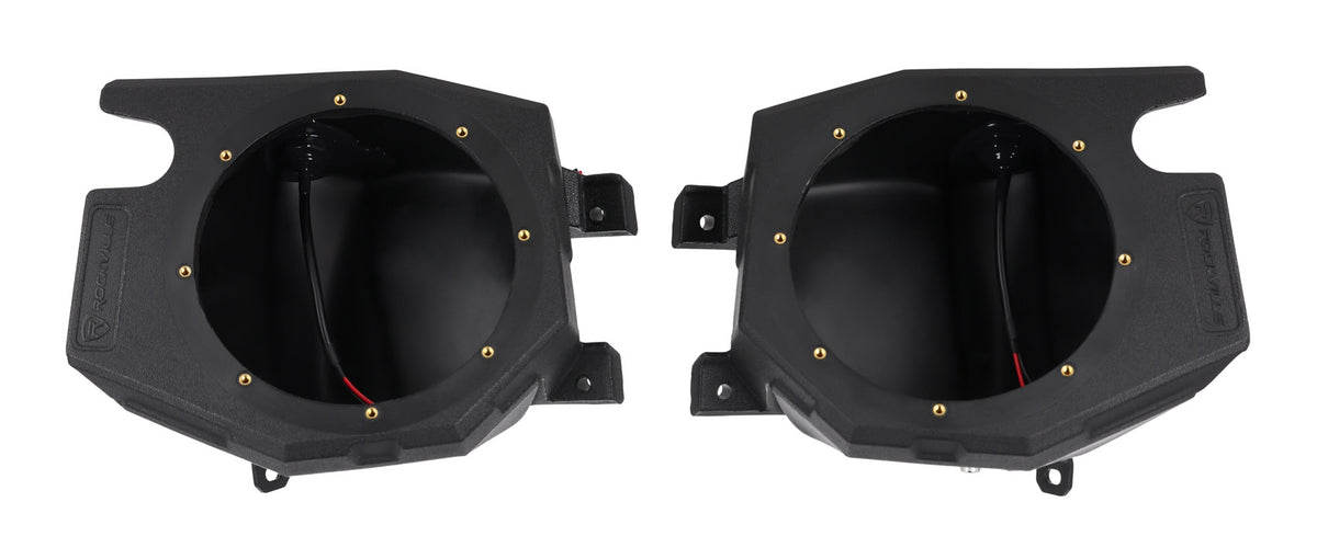 Rockville RockZR v2 2014-2023 Polaris RZR Front Kick Panel 6.5" Speaker Pods
