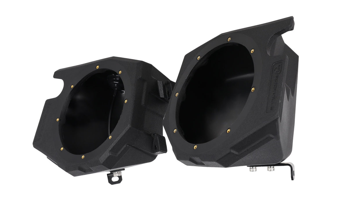 Rockville RockZR v2 2014-2023 Polaris RZR Front Kick Panel 6.5" Speaker Pods