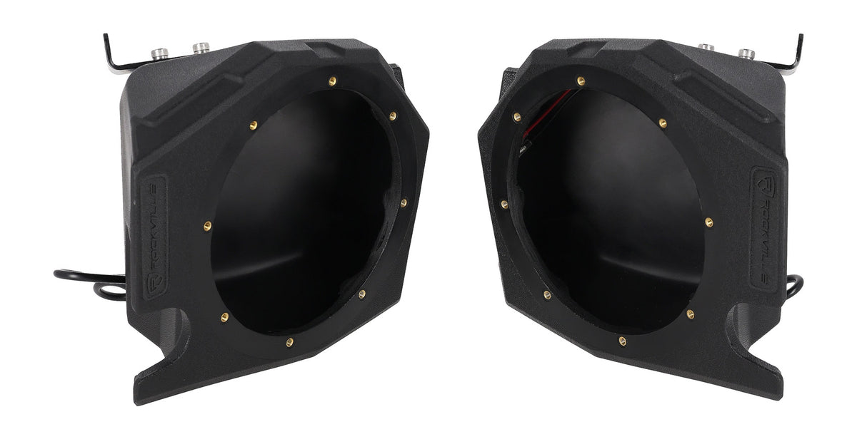 Rockville RockZR v2 2014-2023 Polaris RZR Front Kick Panel 6.5" Speaker Pods