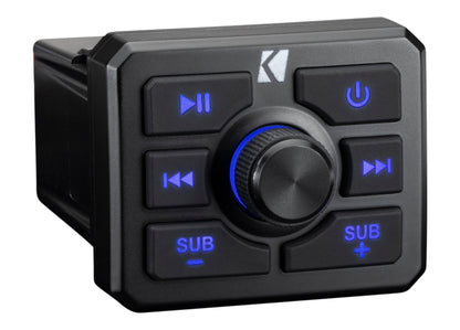 Kicker 51KBTR IP66 Bluetooth Controller for ATV/UTV/XTV/Motorcycle+Sub Out KBTR