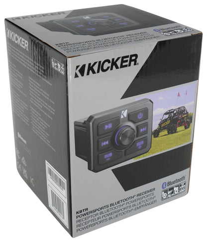Kicker 51KBTR IP66 Bluetooth Controller for ATV/UTV/XTV/Motorcycle+Sub Out KBTR