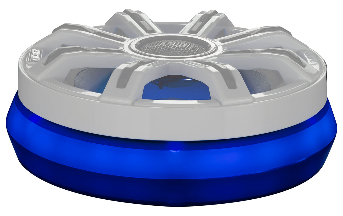 Pair Kicker 51KLSR88 8.8" to 8" LED Adapter Rings for 8" Marine Speakers KLSR8