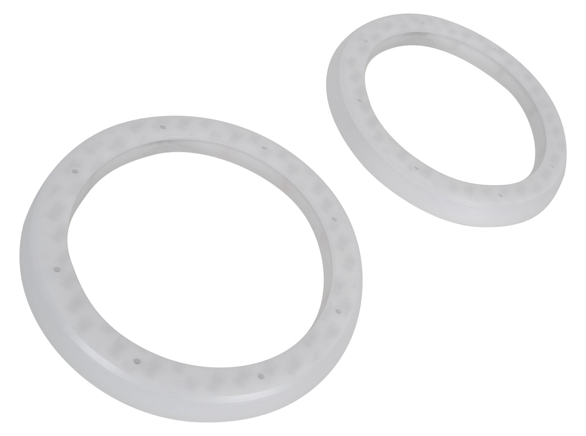 Pair Kicker 51KLSR88 8.8" to 8" LED Adapter Rings for 8" Marine Speakers KLSR8