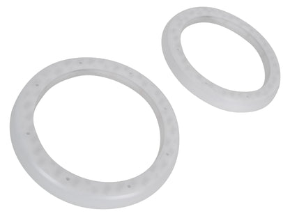 Pair Kicker 51KLSR88 8.8" to 8" LED Adapter Rings for 8" Marine Speakers KLSR8