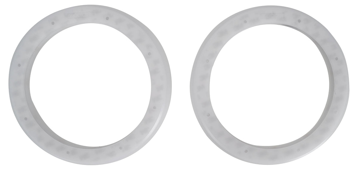 Pair Kicker 51KLSR88 8.8" to 8" LED Adapter Rings for 8" Marine Speakers KLSR8