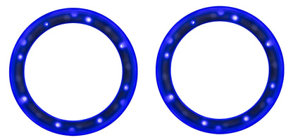 Pair Kicker 51KLSR88 8.8" to 8" LED Adapter Rings for 8" Marine Speakers KLSR8