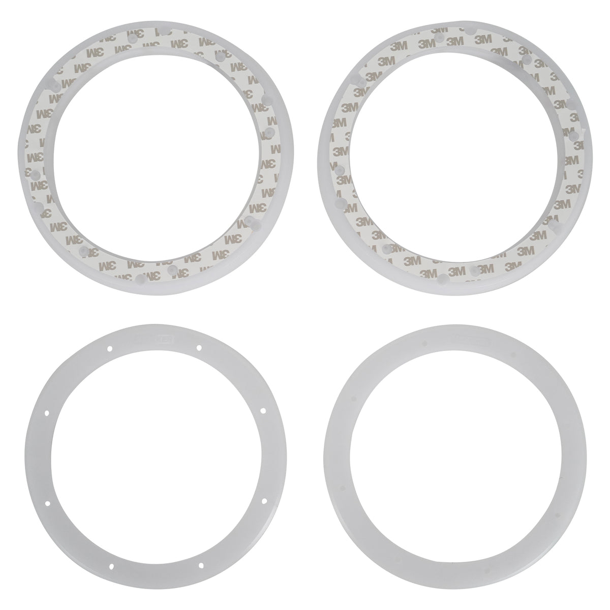 Pair Kicker 51KLSR88 8.8" to 8" LED Adapter Rings for 8" Marine Speakers KLSR8