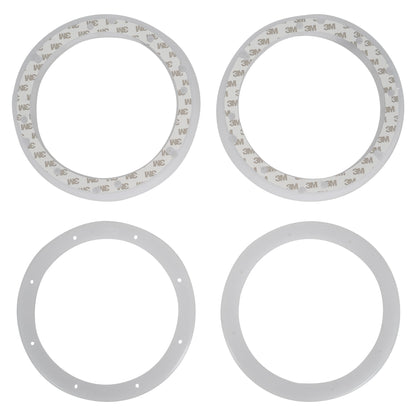 Pair Kicker 51KLSR88 8.8" to 8" LED Adapter Rings for 8" Marine Speakers KLSR8