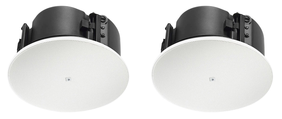 6) JBL Control 424LP 4" Low Profile 70v Commercial In-Ceiling Speakers+Amplifier