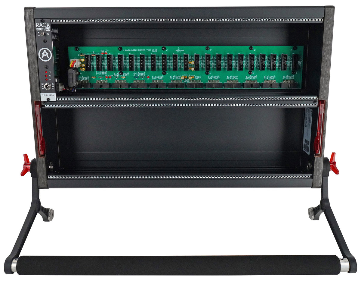 Arturia RackBrute 6U NOIR Armored EuroRack Security Carrier Case - 176 HP