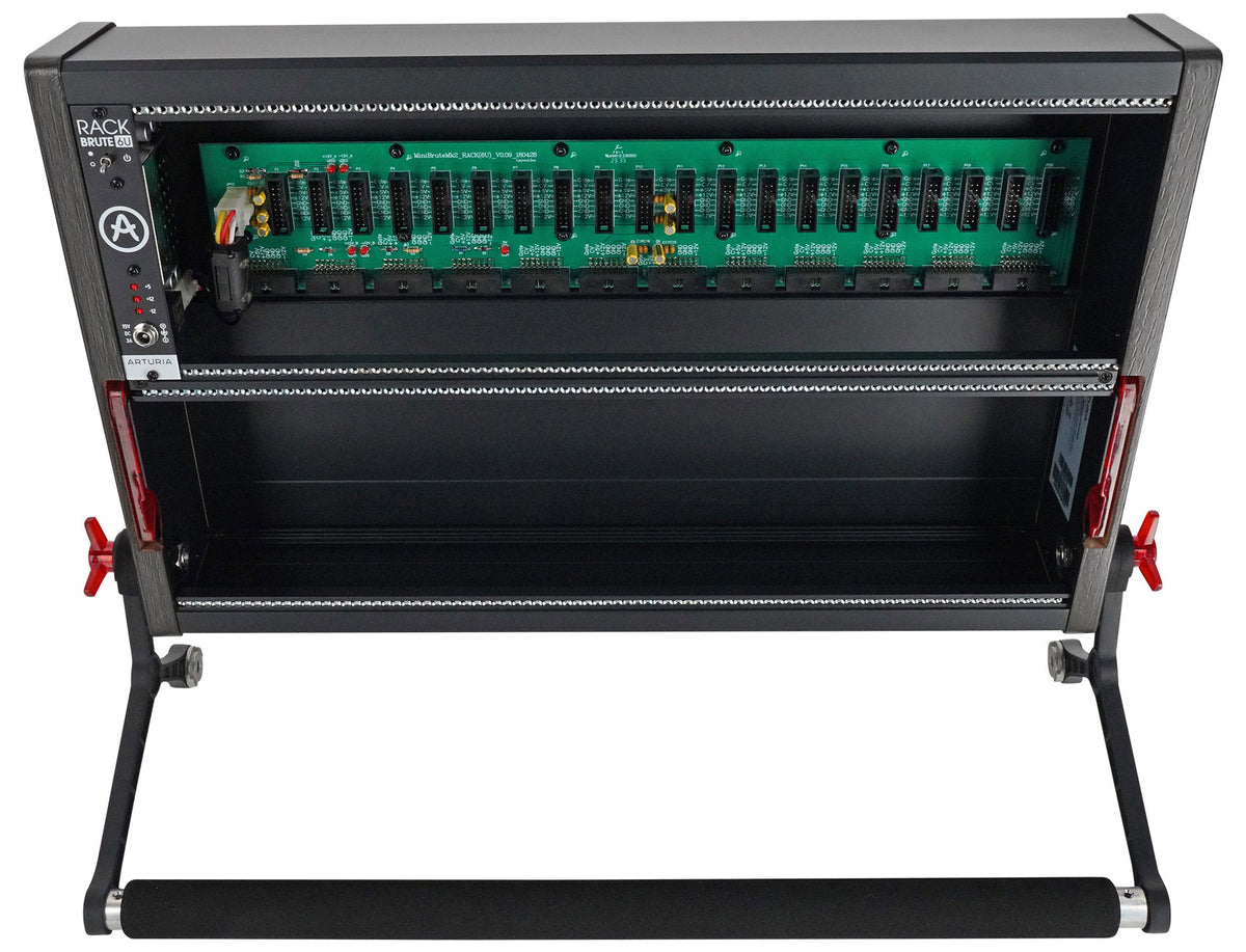 Arturia RackBrute 6U NOIR Armored EuroRack Security Carrier Case - 176 HP