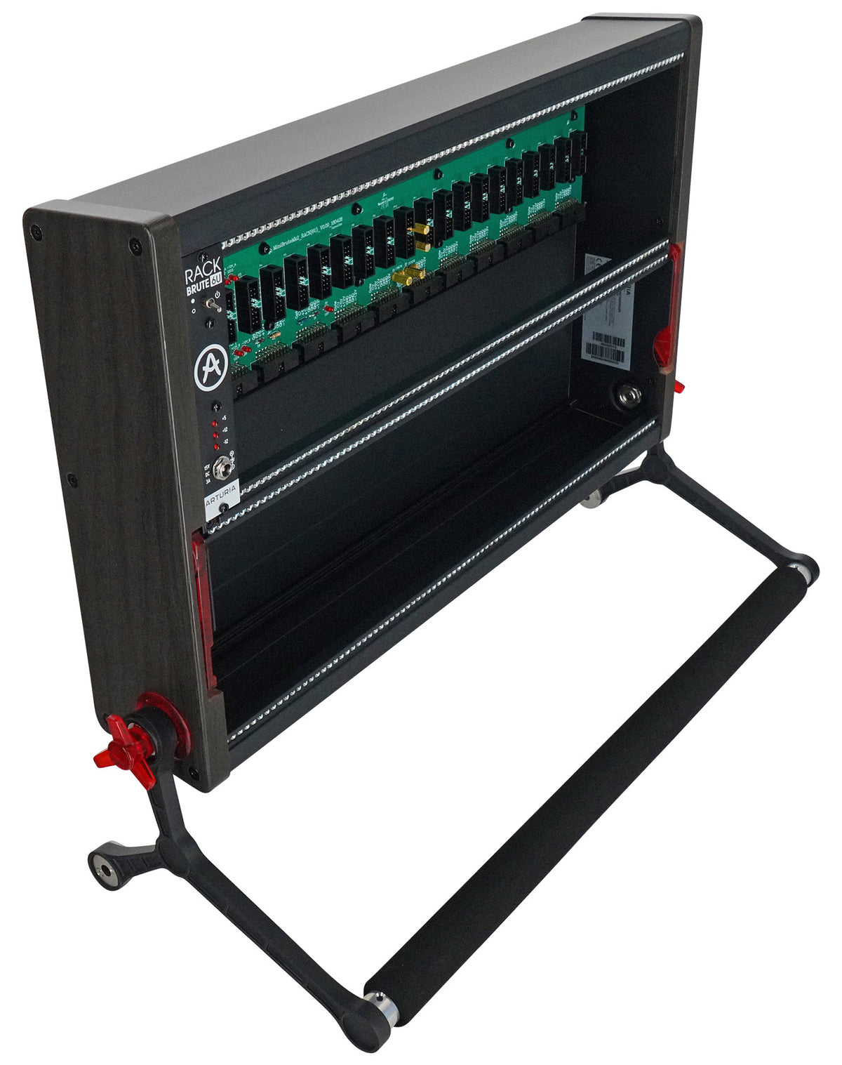 Arturia RackBrute 6U NOIR Armored EuroRack Security Carrier Case - 176 HP